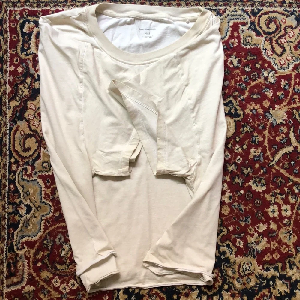 Shadows Sun Vintage Tee in Oyster Colorway - Picture 3 of 5